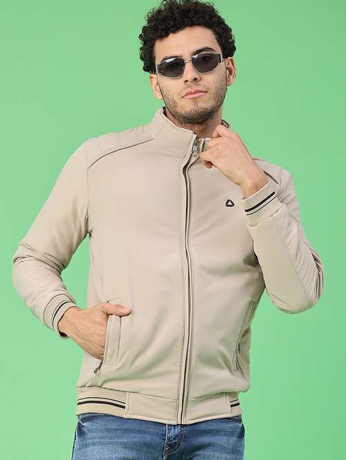 men solid long sleeve bomber jacket - 21982321 -  Standard Image - 0