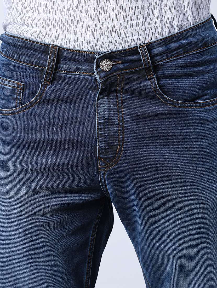 men washed mid rise full length jeans - 21982412 -  Standard Image - 5