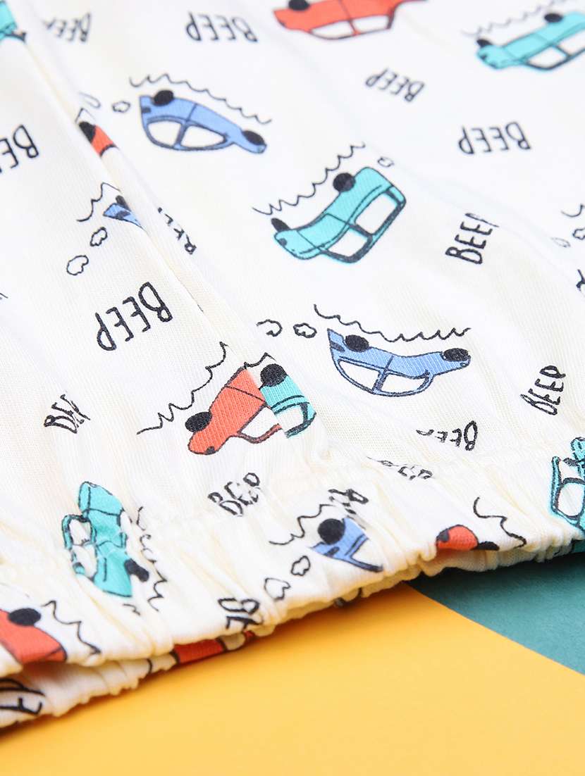 kids printed t-shirt and pajama co-ord set - 21982440 -  Standard Image - 3