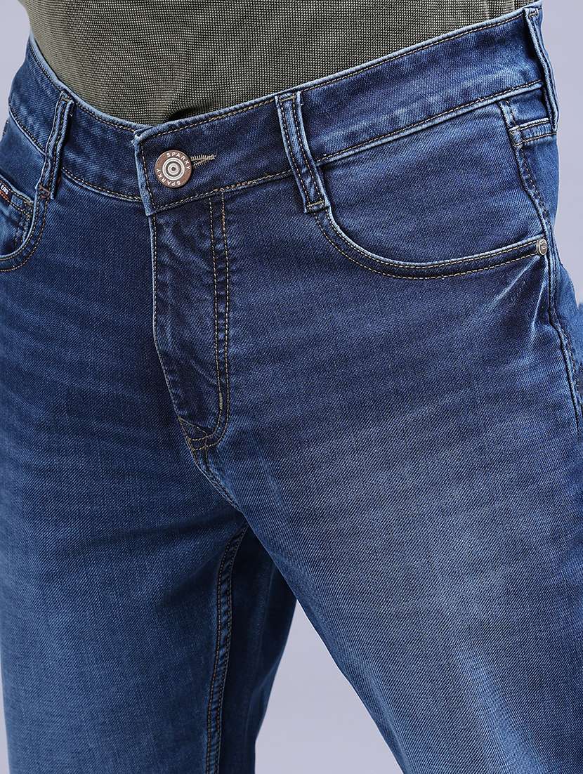 men washed mid rise full length jeans - 21982458 -  Standard Image - 5