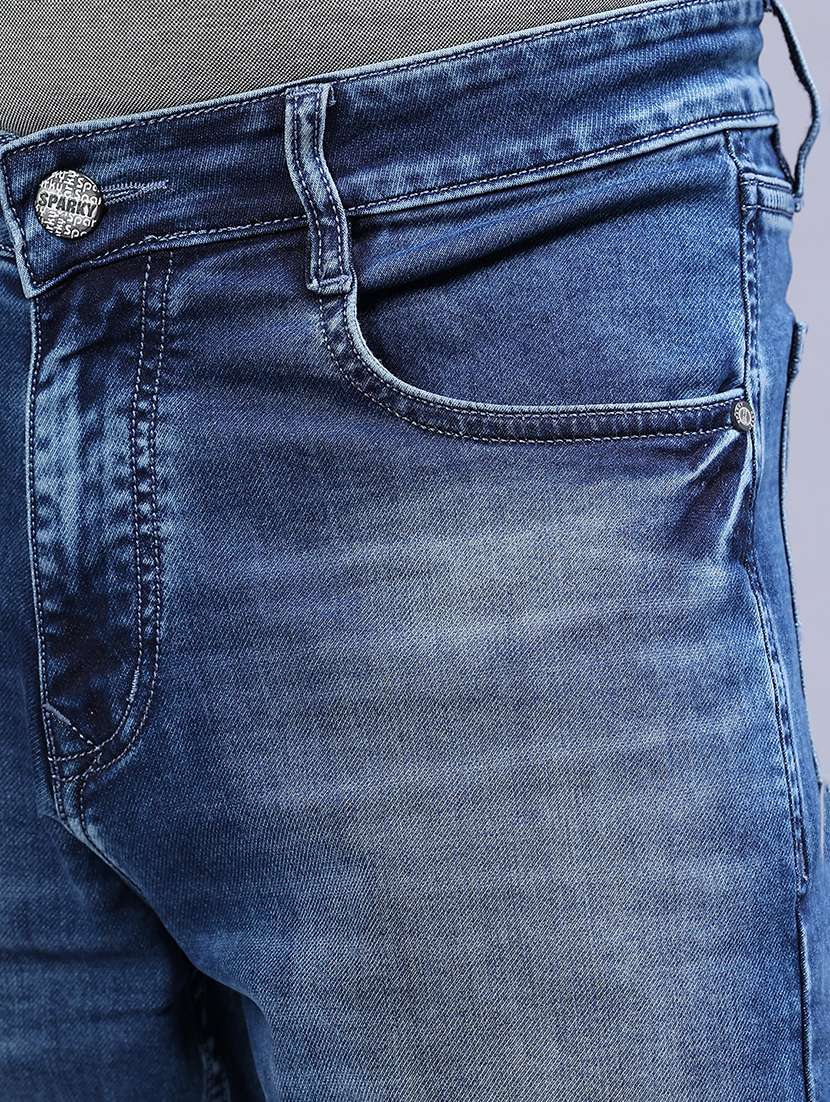 men washed mid rise full length jeans - 21982460 -  Standard Image - 5