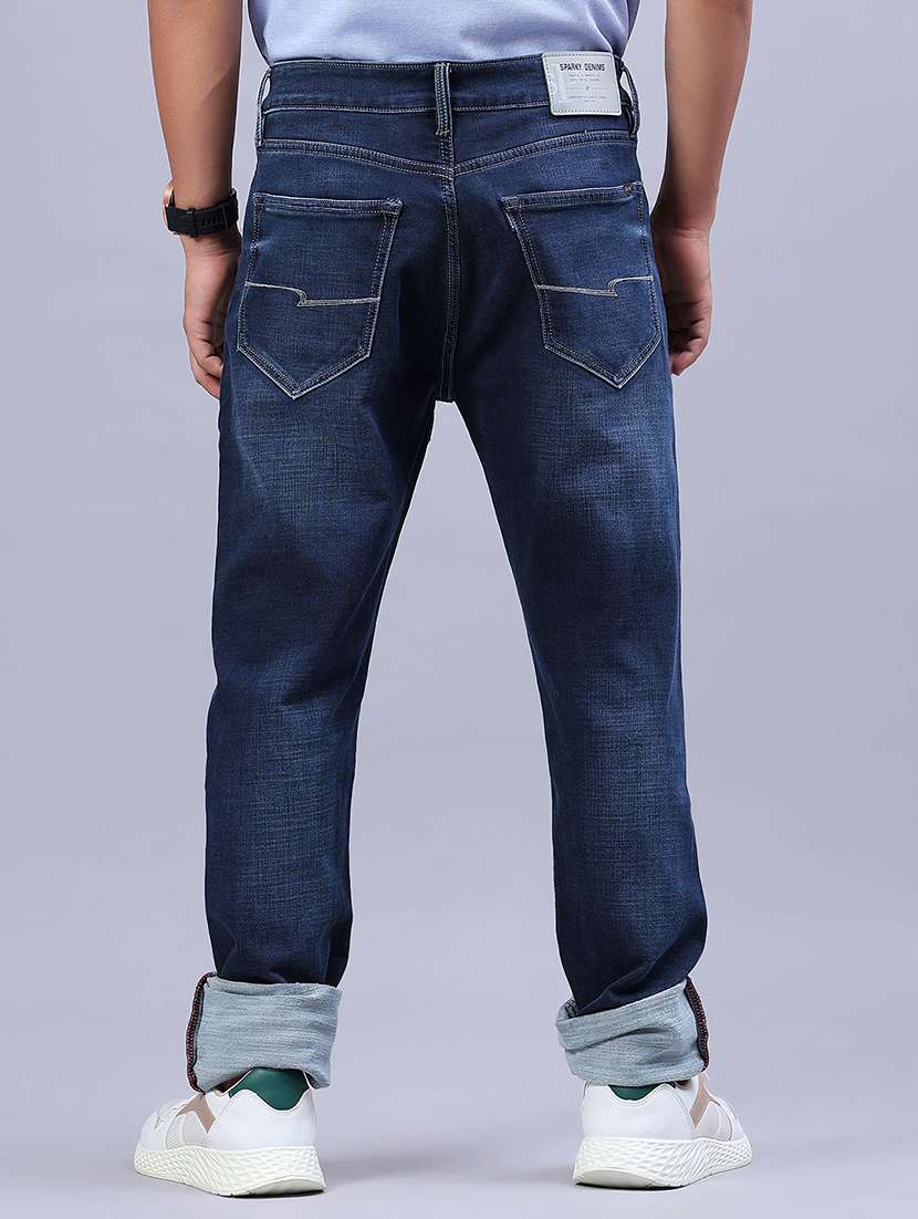 Men Washed Mid Rise Full Length Jeans - 21982463 -  Standard Image - 3