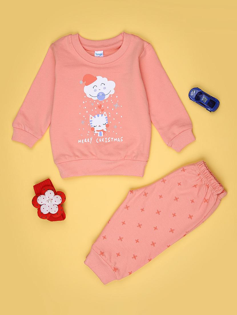 kids printed t-shirt and pajama co-ord set - 21982488 - Zoom Image - 0
