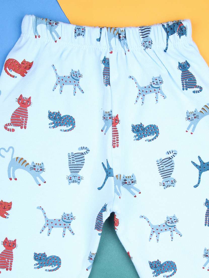 kids printed t-shirt and pajama co-ord set - 21982502 -  Standard Image - 3