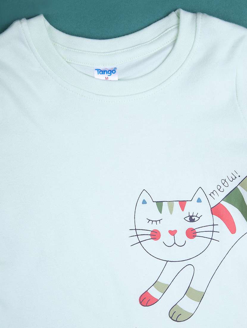 kids printed t-shirt and pajama co-ord set - 21982503 - Standard Image - 3
