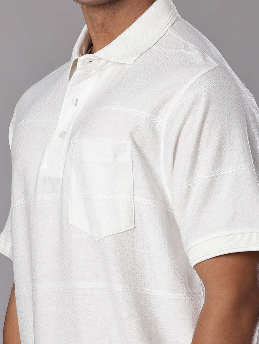 men self design short sleeve regular fit polo t-shirt - 21982553 - Standard Image - 3