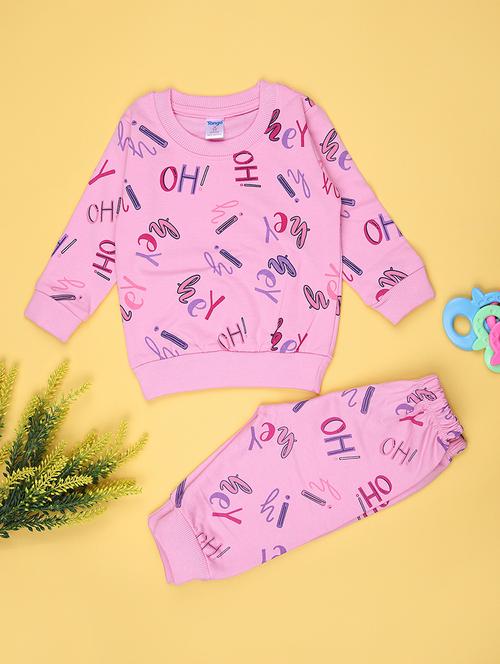 kids printed t-shirt and pajama co-ord set - 21982573 -  Standard Image - 0