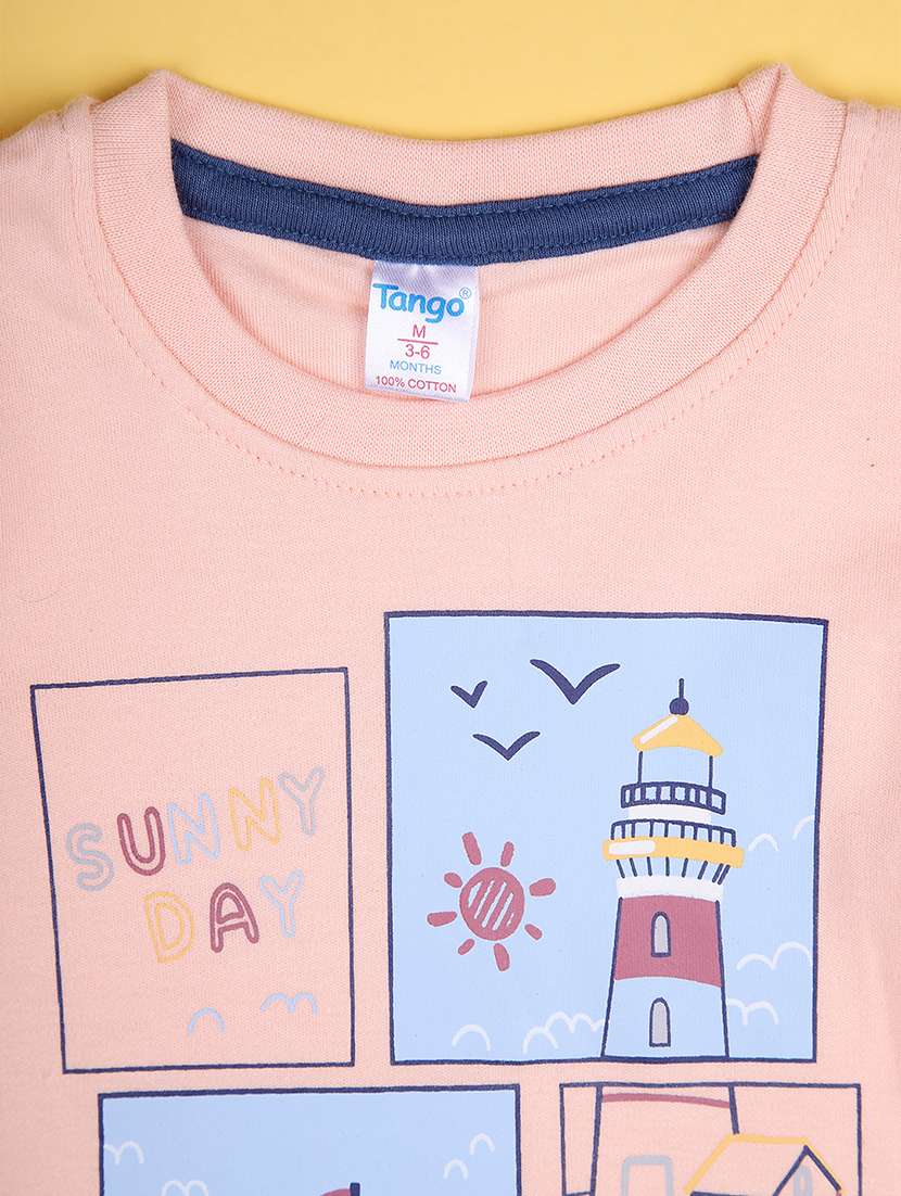 kids printed t-shirt and pajama co-ord set - 21982612 -  Standard Image - 5