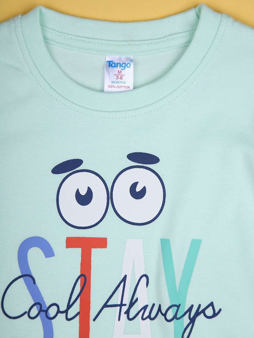 kids printed t-shirt and pajama co-ord set - 21982650 -  Standard Image - 3