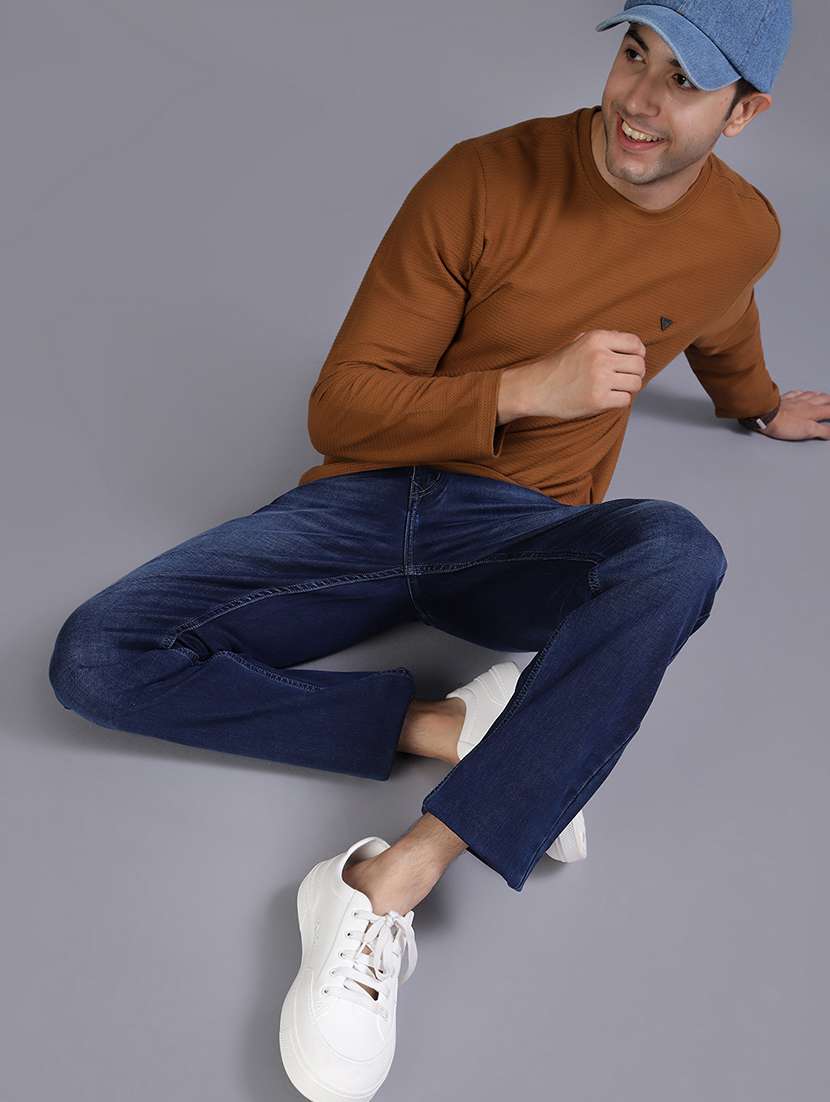 men solid long sleeve regular fit t-shirt - 21982750 -  Standard Image - 3