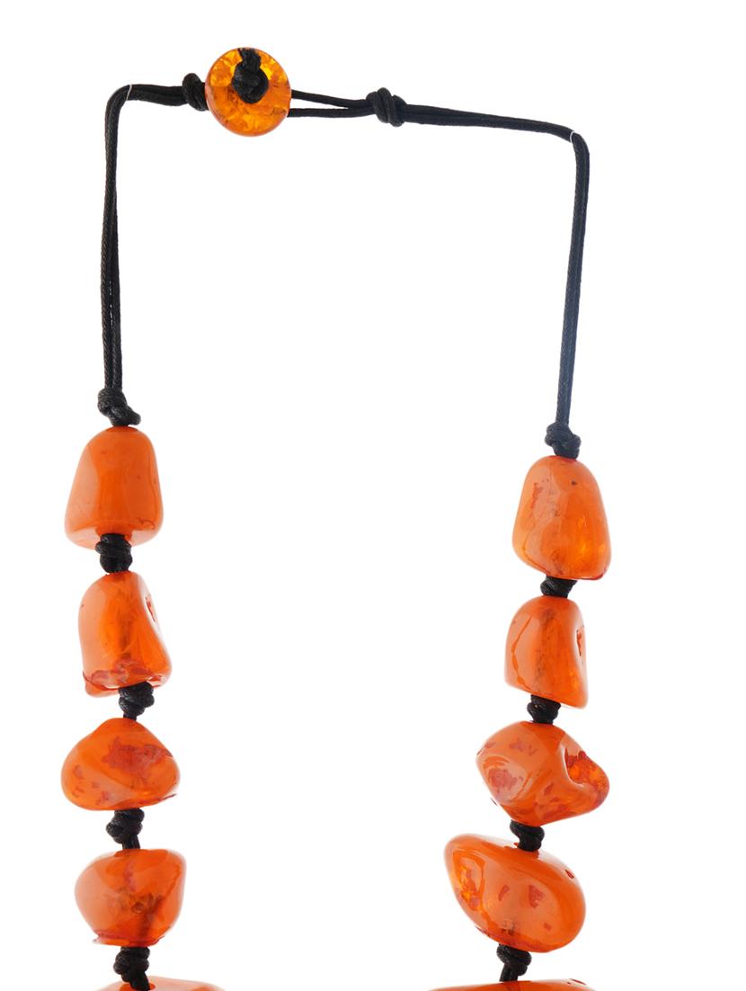 ethnic tribal handmade resin beaded fashion necklace - 21982841 - Standard Image - 3