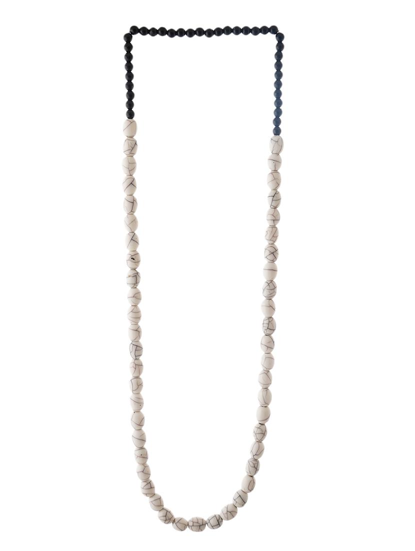 tribal handmade resin beaded fashion long necklace - 21982849 - Standard Image - 3
