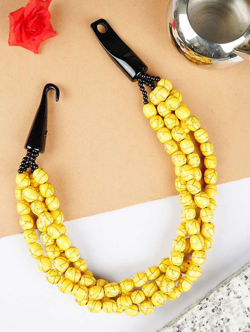 ethnic tribal  handmade resin beaded fashion necklace - 21982855 -  Zoom Image - 0