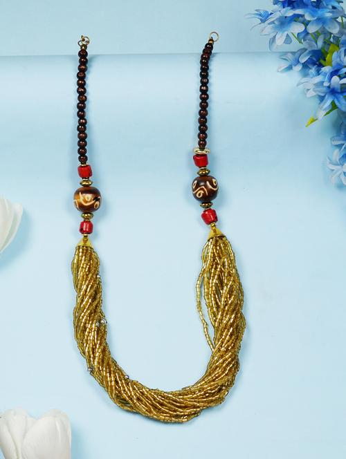 ethnic naga tribal handmade resin beaded fashion long necklace - 21982860 -  Standard Image - 0