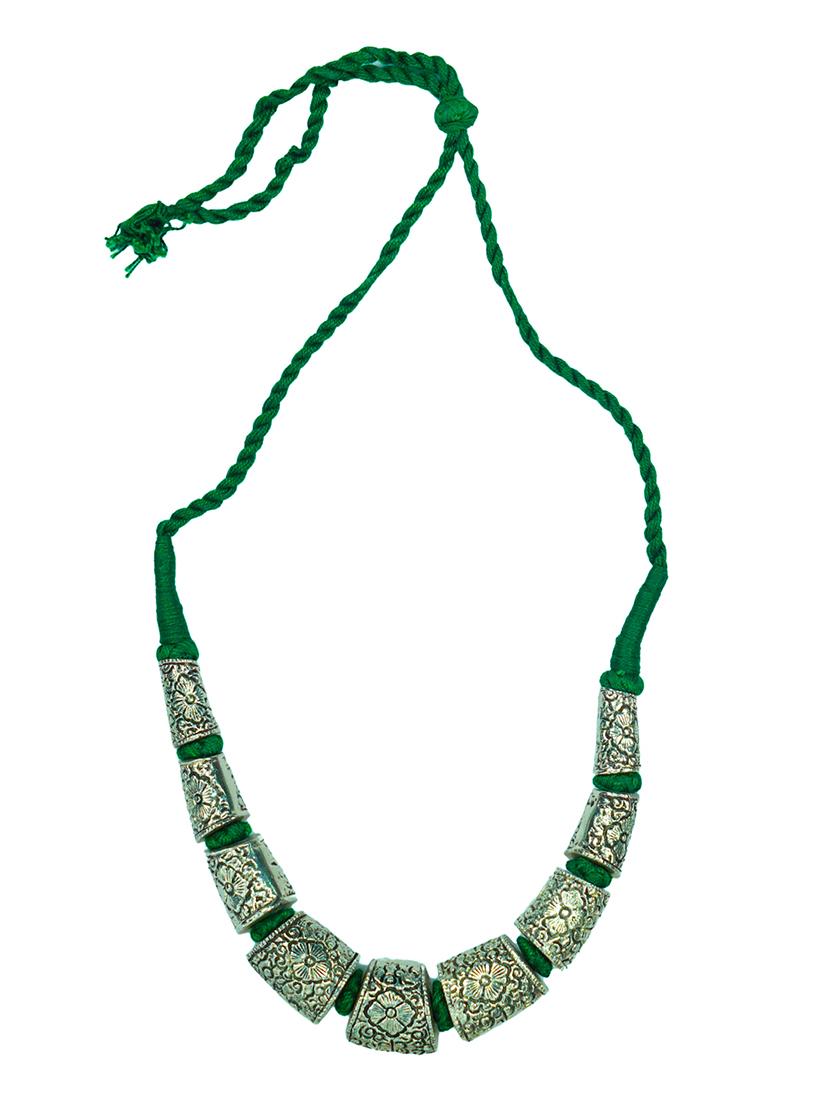 ethnic tribal handmade resin beaded fashion necklace - 21982868 - Standard Image - 3