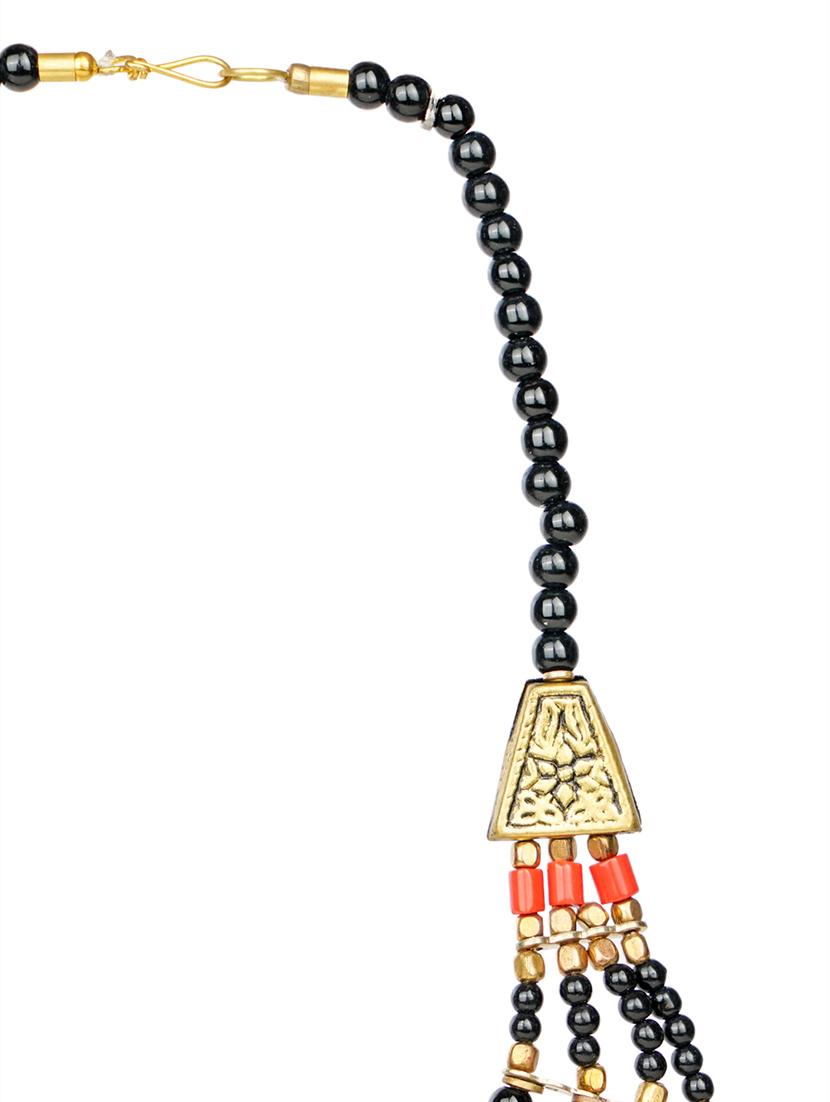 ethnic naga tribal handmade resin beaded fashion necklace - 21982874 - Standard Image - 3