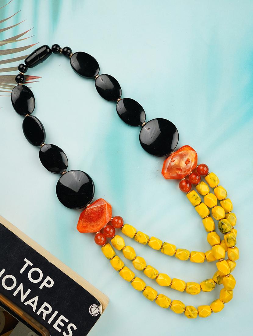 women resin beaded fashion necklace - 21982887 - Zoom Image - 0