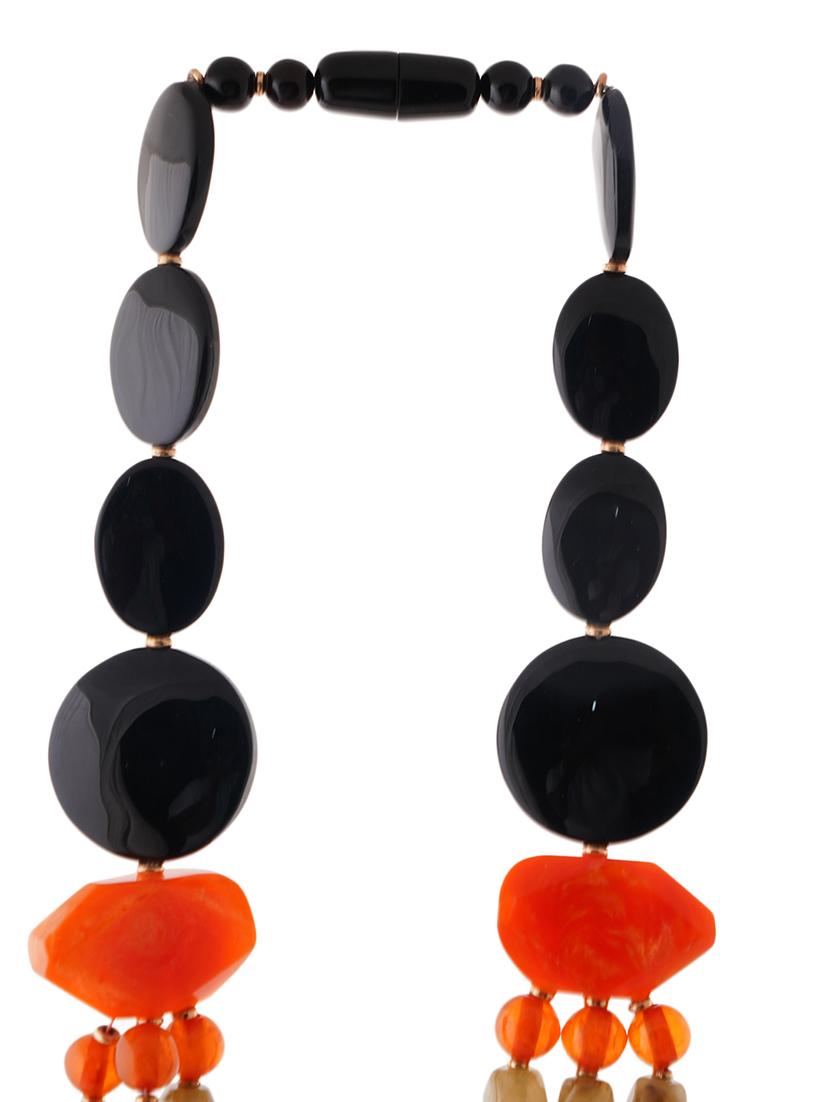 women resin beaded fashion necklace - 21982888 - Standard Image - 3