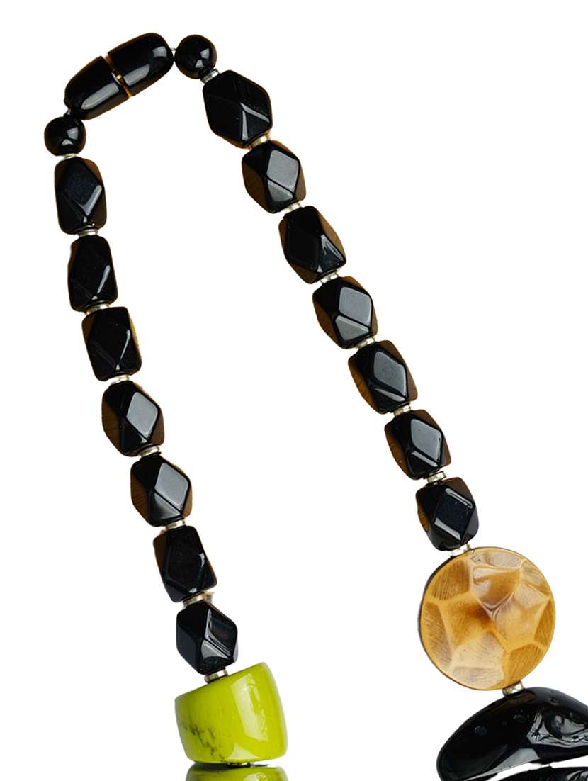 ethnic tribal handmade resin beaded fashion necklace - 21982901 -  Standard Image - 3