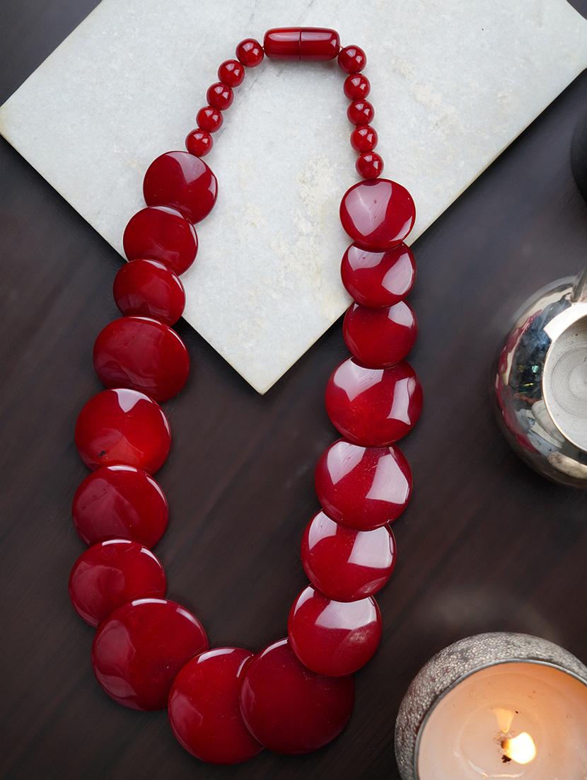 ethnic tribal handmade resin beaded fashion necklace - 21982913 -  Zoom Image - 0