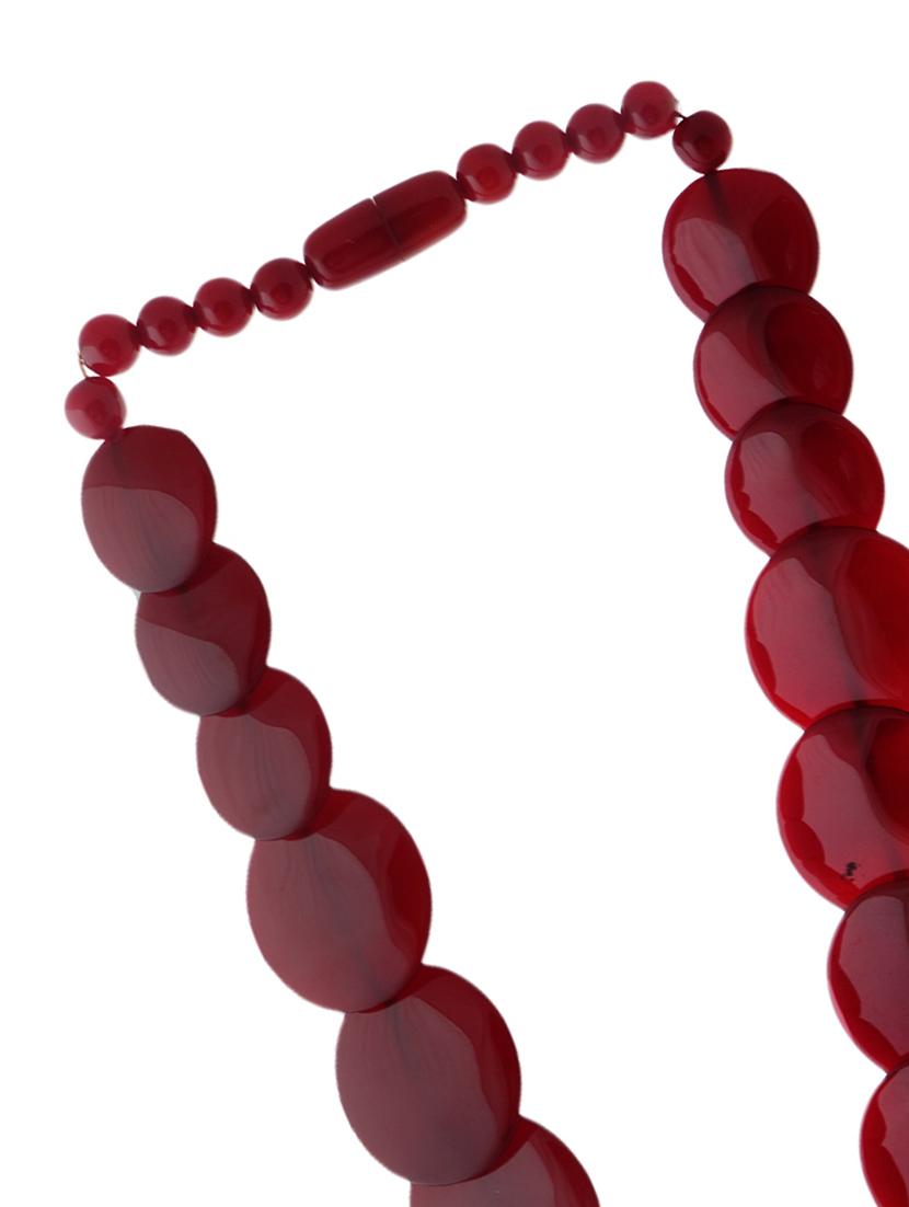 ethnic tribal handmade resin beaded fashion necklace - 21982913 - Standard Image - 3