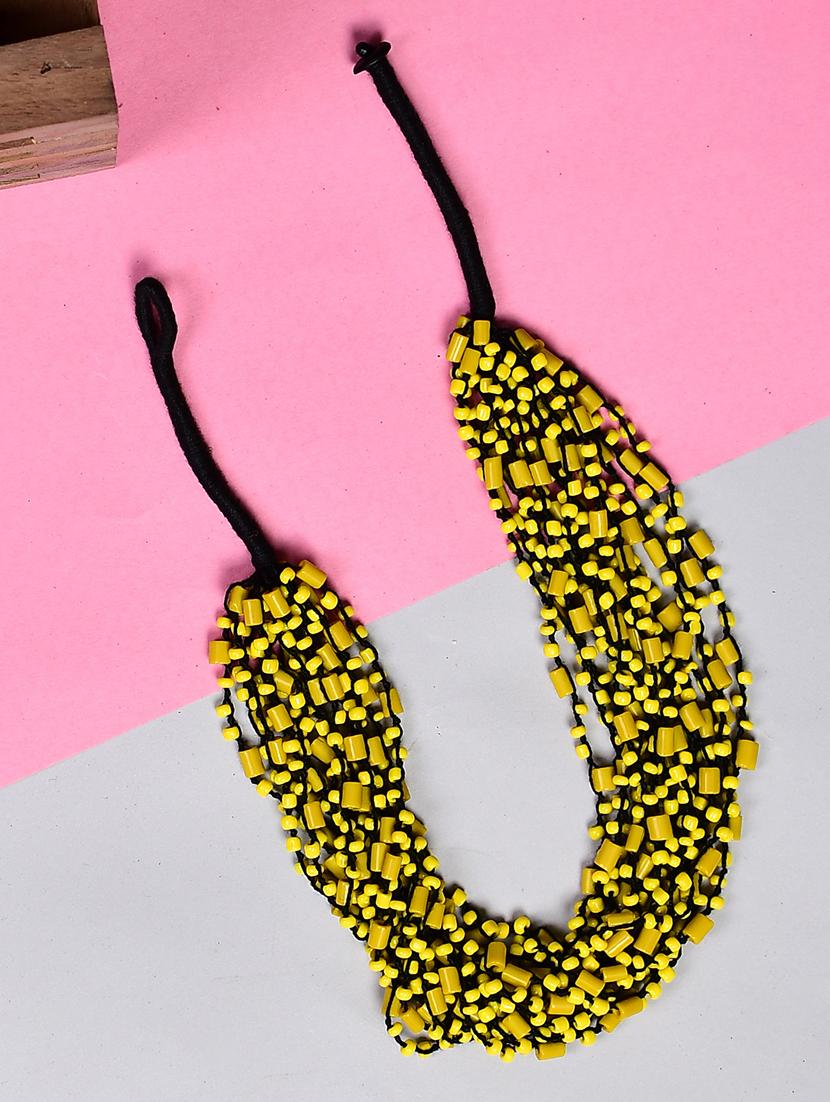 ethnic tribal handmade resin beaded fashion necklace - 21982922 - Zoom Image - 0