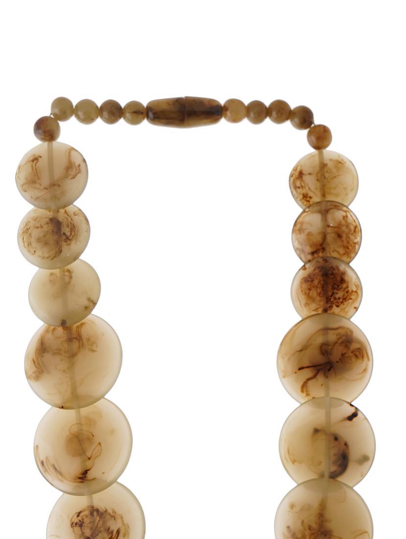 ethnic tribal handmade resin beaded fashion necklace - 21982924 - Standard Image - 3