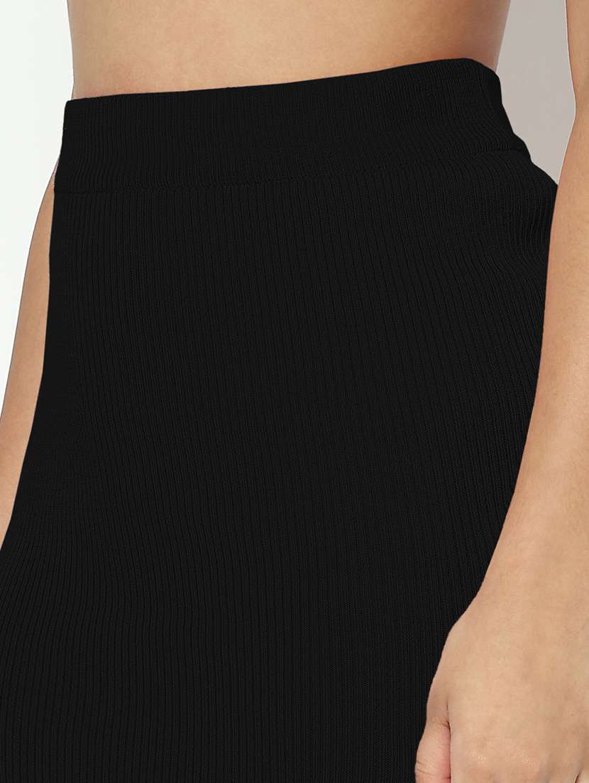 women solid top and skirt co-ord set - 21982967 -  Standard Image - 5