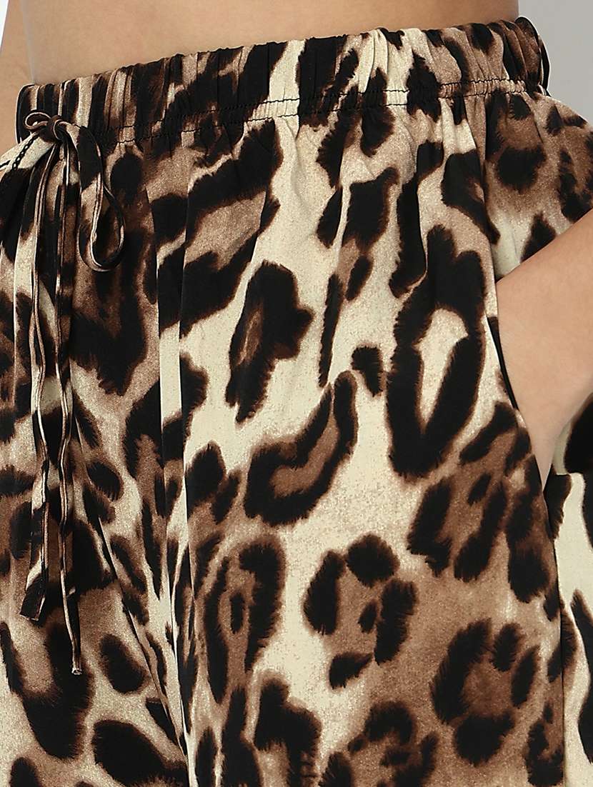 women animal print top and trouser co-ord set - 21982976 -  Standard Image - 5