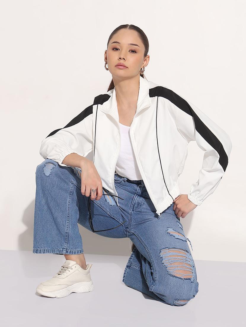 women tapered long sleeve jacket - 21982996 - Standard Image - 5