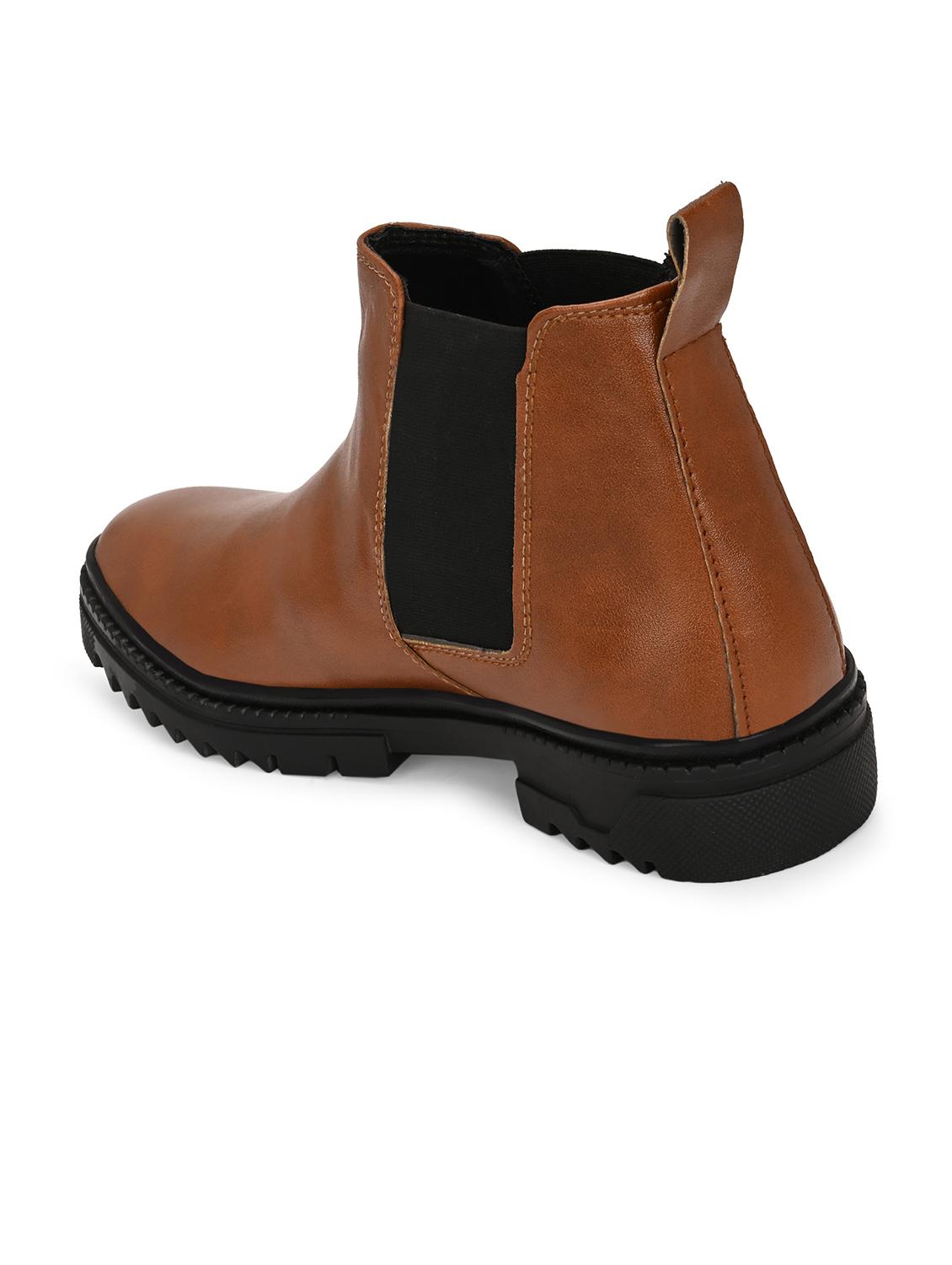 men tan high ankle boot - 21983058 - Standard Image - 3