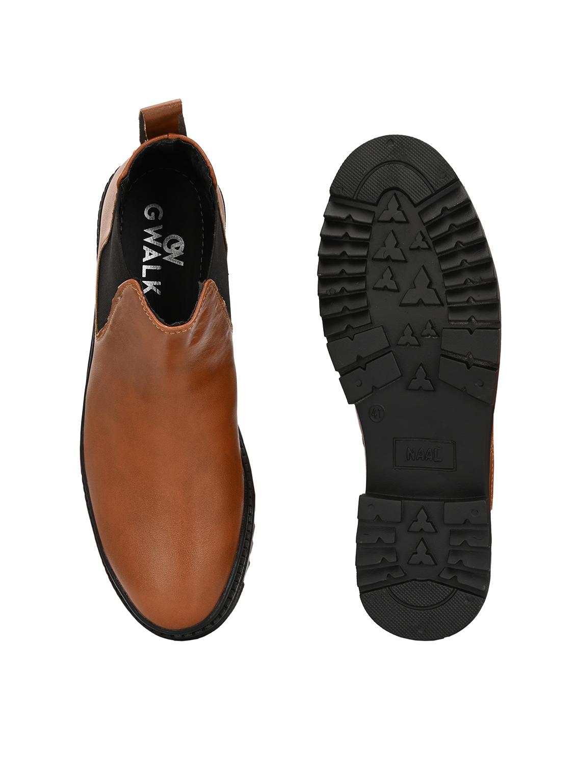 men tan high ankle boot - 21983058 - Standard Image - 5