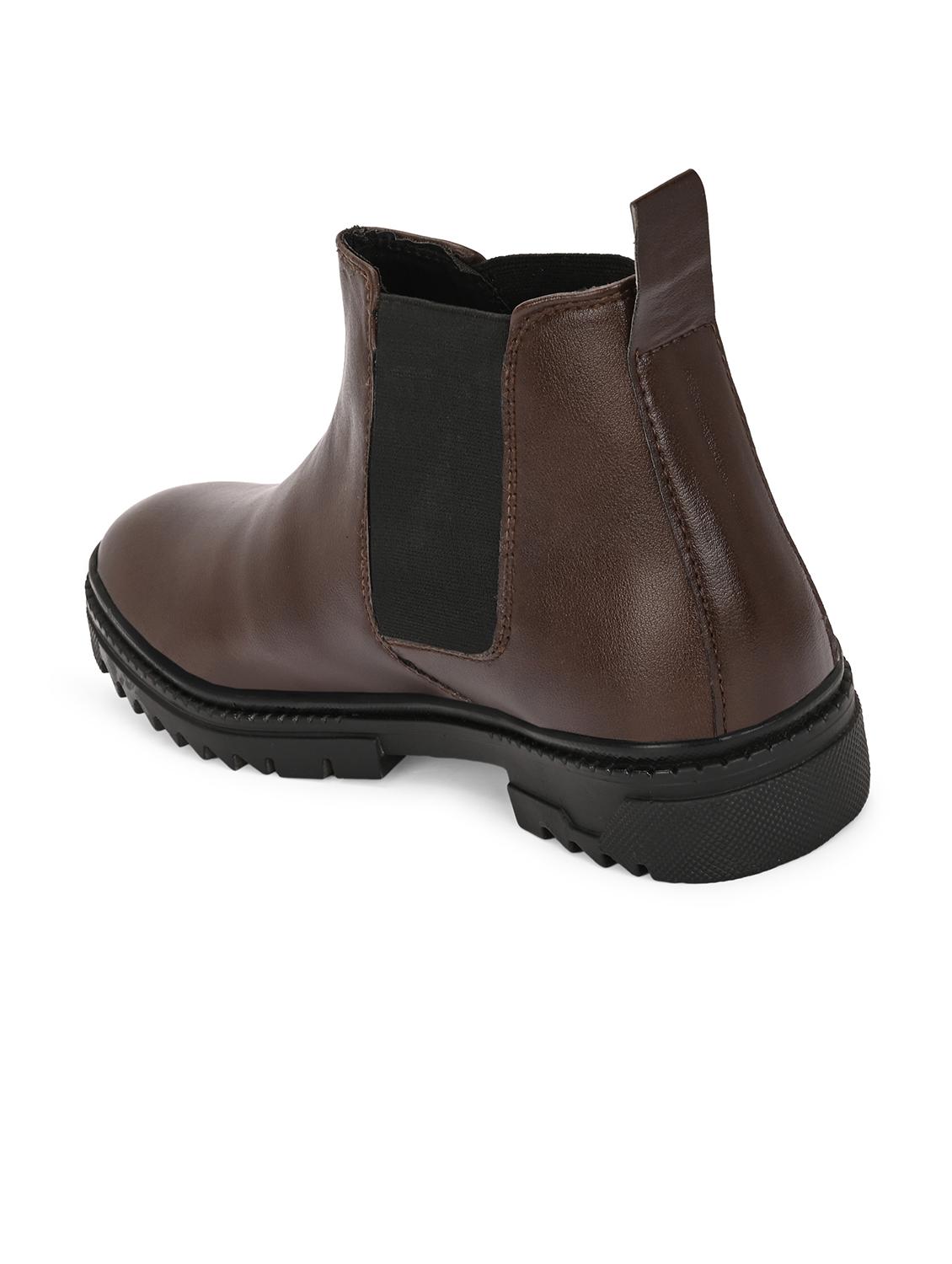 men brown high ankle boot - 21983059 - Standard Image - 3