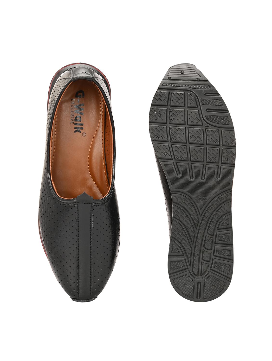 men black slip on juti - 21983063 - Standard Image - 5