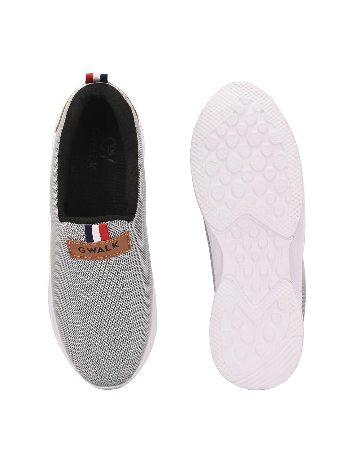men solid slip on sport shoe - 21983069 - Standard Image - 5