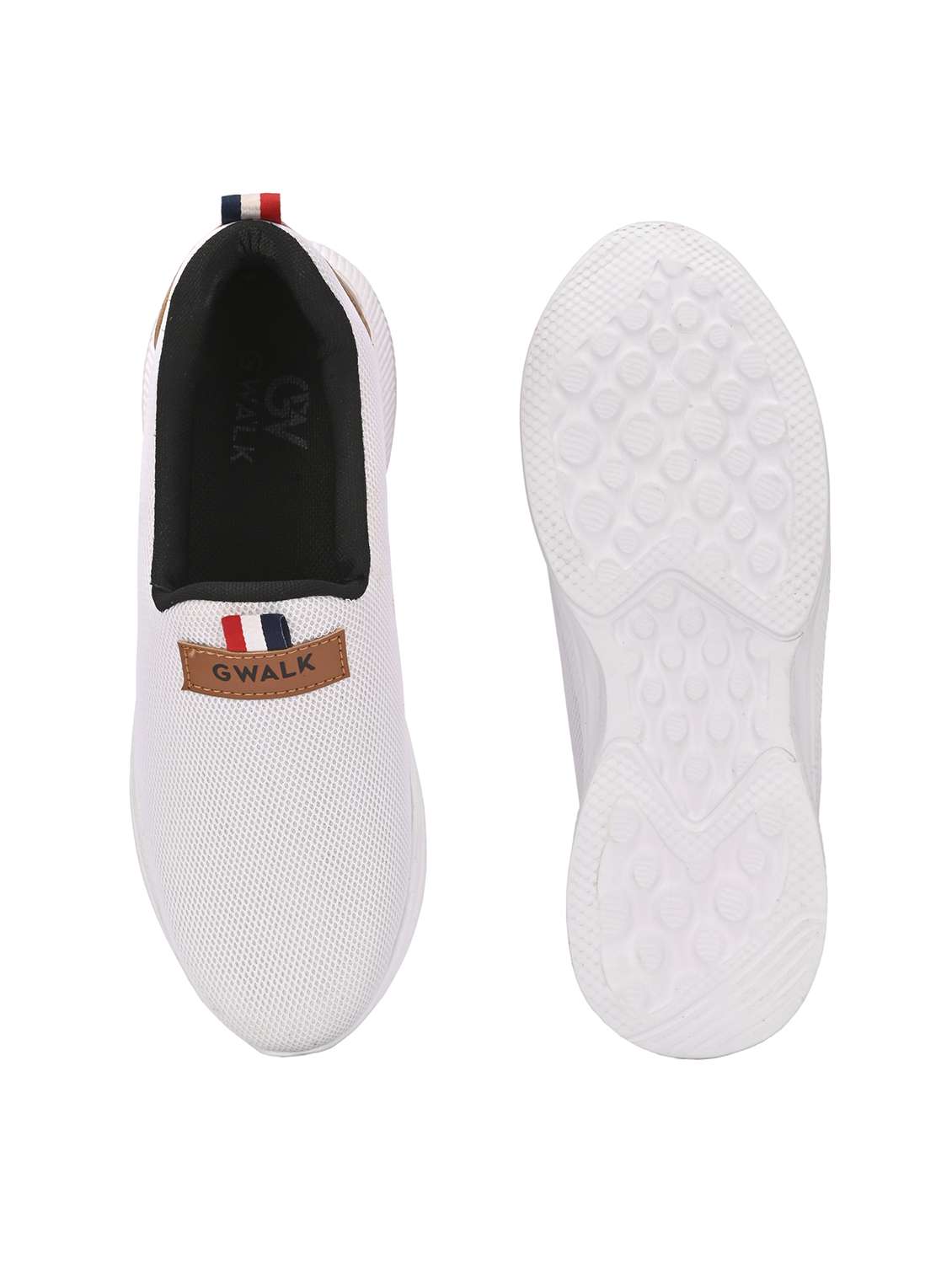 men solid slip on sport shoe - 21983070 - Standard Image - 5