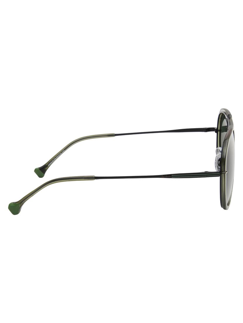 ted smith unisex green aviator metal sunglasses with polarised lens - 21983073 - Standard Image - 3