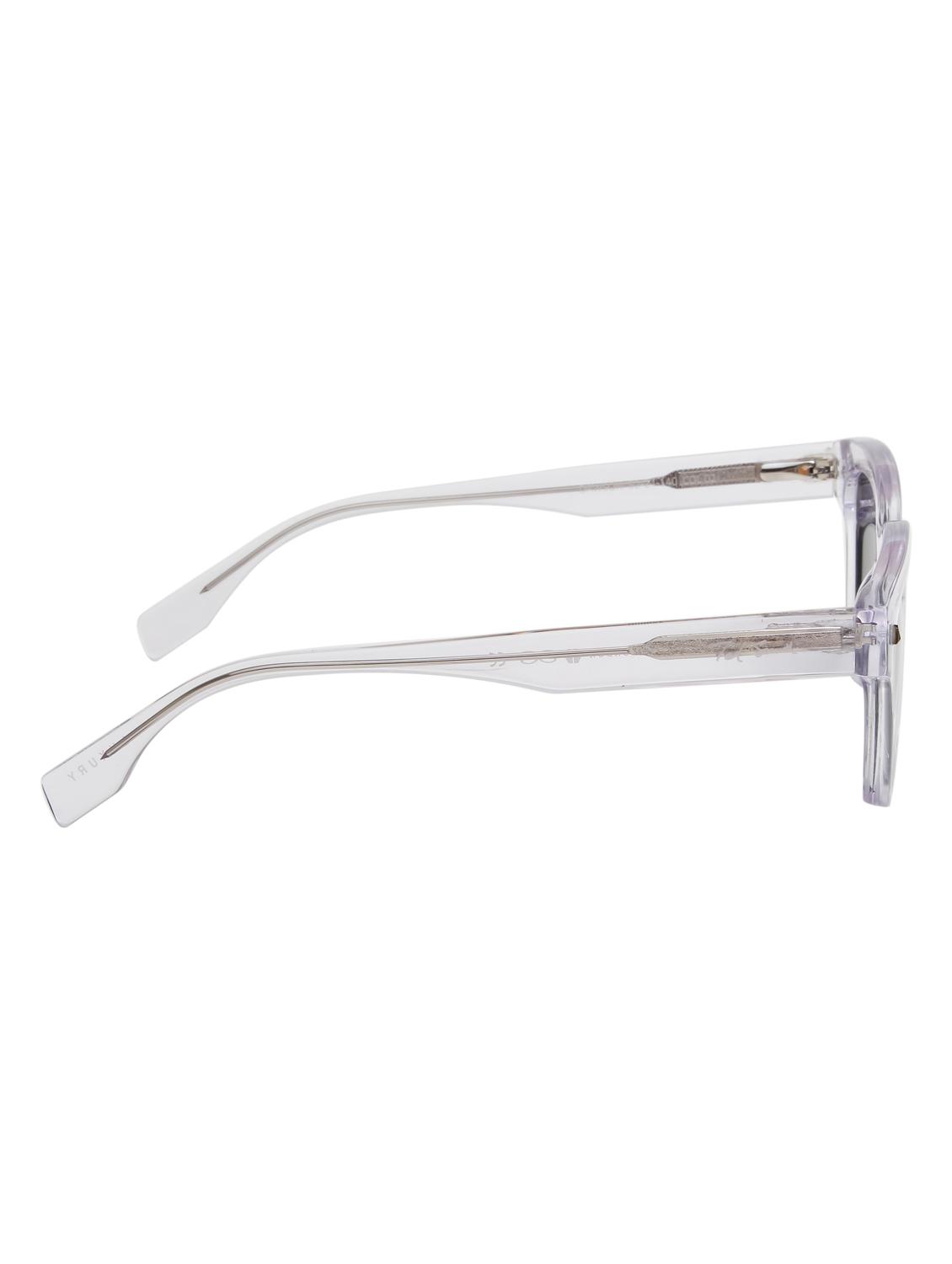 ted smith unisex crystal-black wayfarer premium acetate sunglasses with polarised lens - 21983080 - Standard Image - 3