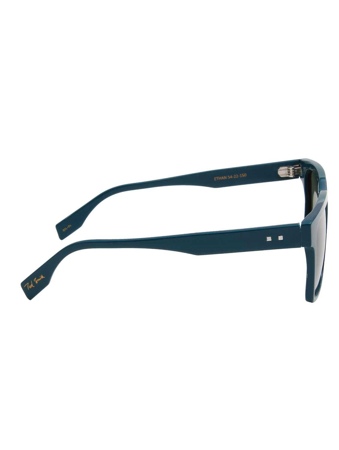 ted smith unisex green square premium acetate sunglasses with polarised lens - 21983081 -  Standard Image - 3