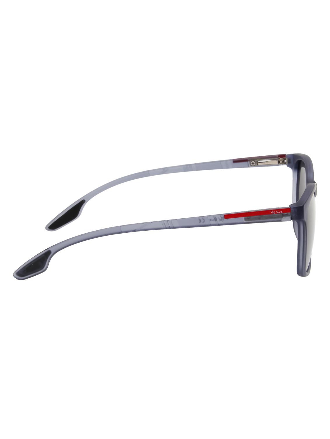 ted smith unisex blue-black sports sunglasses with polarised lens - 21983082 - Standard Image - 3