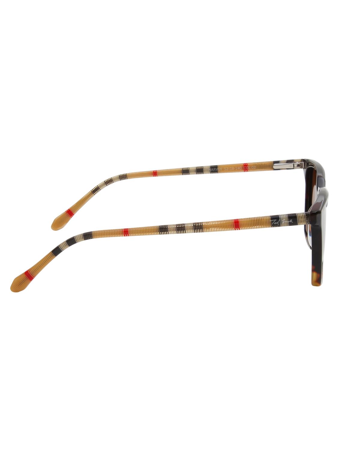 ted smith unisex brown wayfarer premium acetate sunglasses with polarised lens - 21983086 - Standard Image - 3