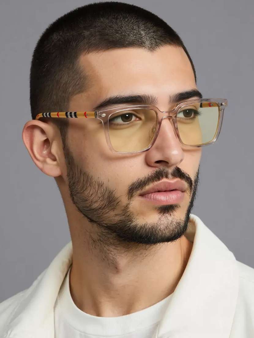 ted smith unisex light brown wayfarer premium acetate sunglasses with polarised lens - 21983087 -  Standard Image - 5