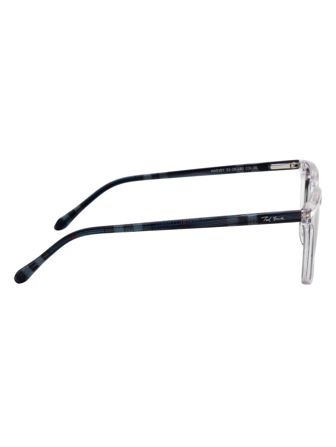 ted smith unisex crystal-green wayfarer luxury acetate sunglasses with polarised lens - 21983088 - Standard Image - 3