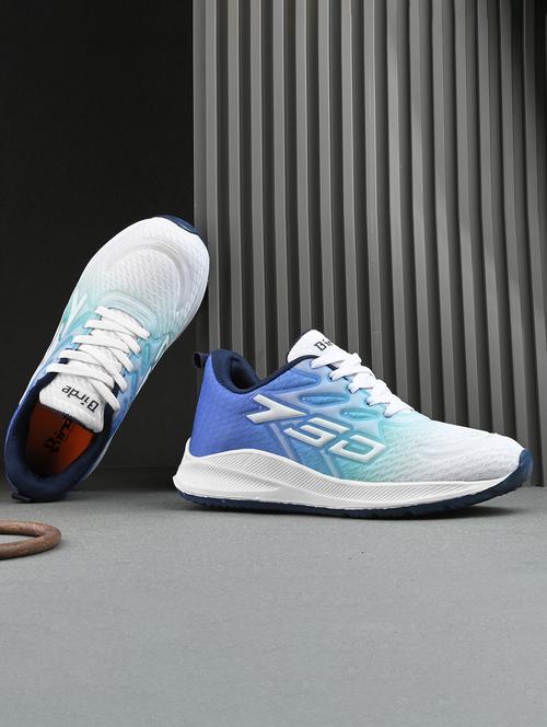 men blue lace up sport shoe - 21983101 -  Standard Image - 0