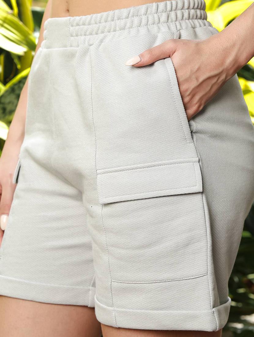 grey cotton bermuda shorts - 21983135 - Standard Image - 5