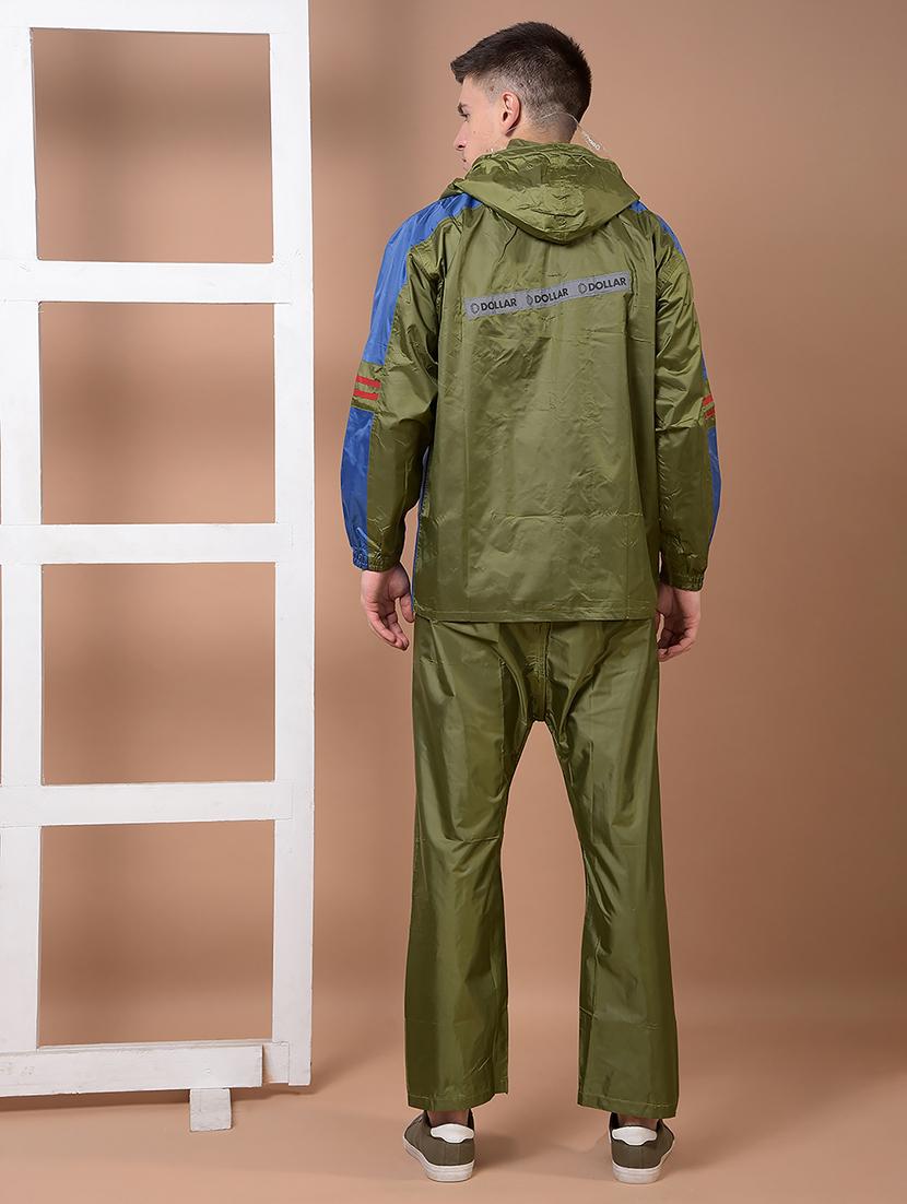 men color block long sleeve rain suit set - 21983187 - Standard Image - 3