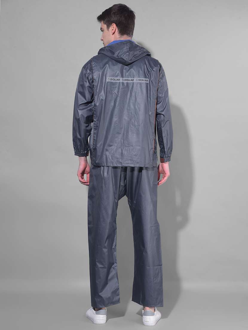 men solid long sleeve rain suit set - 21983193 - Standard Image - 5