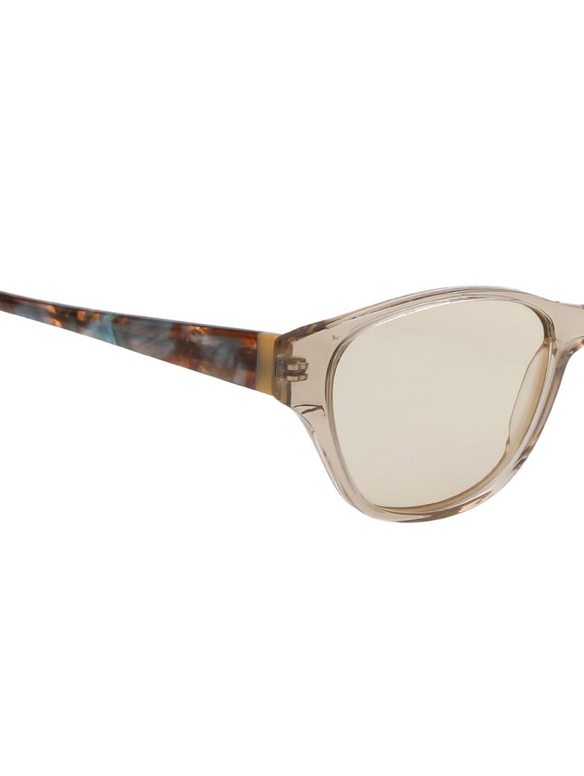 ted smith women brown cat eye premium acetate sunglasses with polarised lens - 21983292 - Standard Image - 5