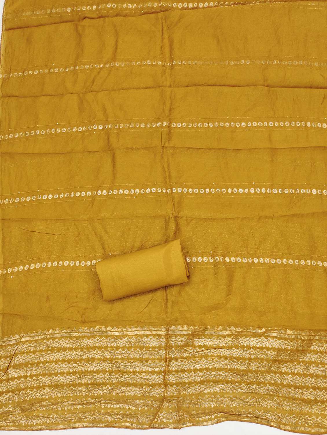 women printed embroidered unstitched suit set - 21983360 -  Standard Image - 3