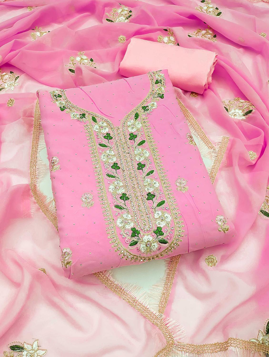 women floral embroidered unstitched suit set - 21983395 - Zoom Image - 0